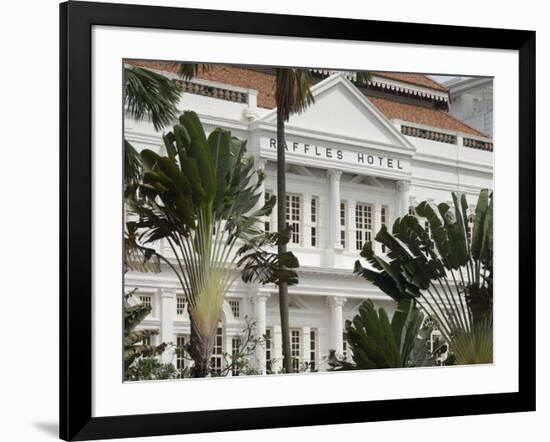 Raffles Hotel, Singapore, South East Asia-Amanda Hall-Framed Photographic Print