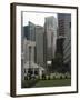 Raffles Place, Financial District, Singapore, Southeast Asia-Amanda Hall-Framed Photographic Print