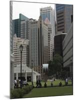 Raffles Place, Financial District, Singapore, Southeast Asia-Amanda Hall-Mounted Photographic Print