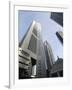 Raffles Place in the Financial District, Singapore, Southeast Asia, Asia-Amanda Hall-Framed Photographic Print