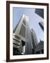 Raffles Place in the Financial District, Singapore, Southeast Asia, Asia-Amanda Hall-Framed Photographic Print