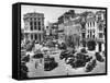 Raffles Square in Singapore-Carl Mydans-Framed Stretched Canvas