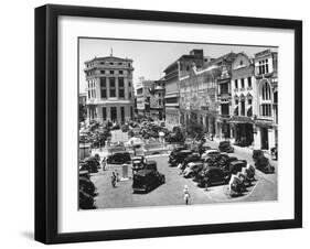 Raffles Square in Singapore-Carl Mydans-Framed Photographic Print