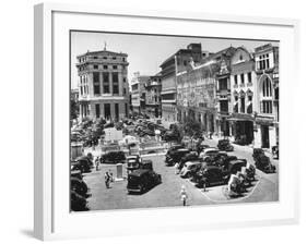 Raffles Square in Singapore-Carl Mydans-Framed Photographic Print