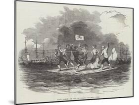 Raft Dance at the Squadron Regatta, Cork-null-Mounted Giclee Print