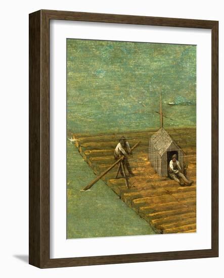 Raft detail from Tower of Babel, 1563-Pieter the Elder Bruegel-Framed Giclee Print