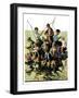 "Raft Fishing,"July 30, 1927-Eugene Iverd-Framed Giclee Print