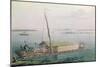 Raft, Guayaquil River, Voyages Aux Regions Equinoxiales du Nouveau Continent-Pierre Antoine Marchais-Mounted Giclee Print
