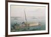 Raft, Guayaquil River, Voyages Aux Regions Equinoxiales du Nouveau Continent-Pierre Antoine Marchais-Framed Giclee Print