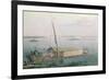 Raft, Guayaquil River, Voyages Aux Regions Equinoxiales du Nouveau Continent-Pierre Antoine Marchais-Framed Giclee Print