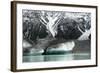 Raft on the Tasman Glacier Terminal Lake, South Island, New Zealand-David Noyes-Framed Photographic Print