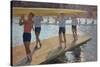 Raft Walk, 1994-Timothy Easton-Stretched Canvas