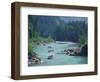 Rafters Along the Middle Fork of the Flathead River, Glacier National Park, Montana, USA-Jamie & Judy Wild-Framed Photographic Print