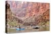 Rafters and Cliffs, Grand Canyon National Park, Arizona, USA-Matt Freedman-Stretched Canvas