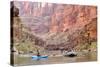 Rafters and Cliffs, Grand Canyon National Park, Arizona, USA-Matt Freedman-Stretched Canvas