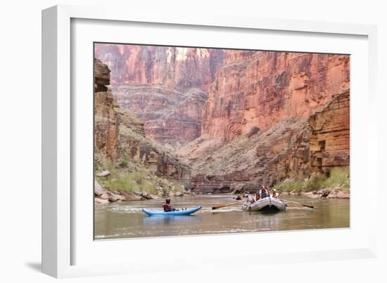 Rafters and Cliffs, Grand Canyon National Park, Arizona, USA-Matt Freedman-Framed Photographic Print