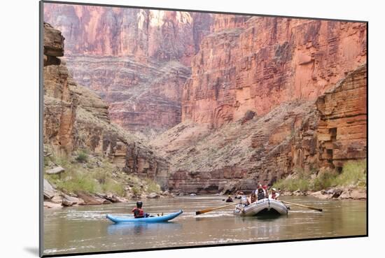 Rafters and Cliffs, Grand Canyon National Park, Arizona, USA-Matt Freedman-Mounted Photographic Print