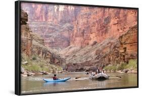 Rafters and Cliffs, Grand Canyon National Park, Arizona, USA-Matt Freedman-Framed Photographic Print