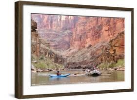 Rafters and Cliffs, Grand Canyon National Park, Arizona, USA-Matt Freedman-Framed Photographic Print