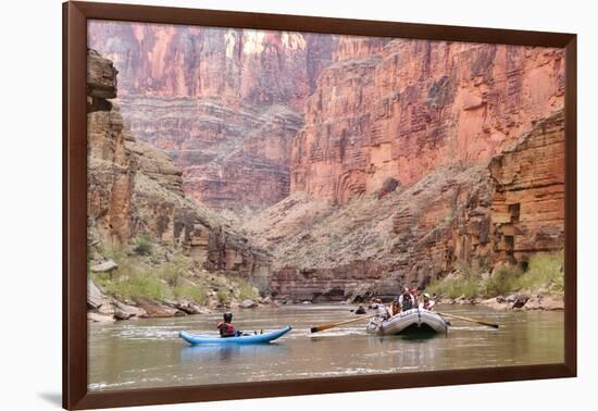 Rafters and Cliffs, Grand Canyon National Park, Arizona, USA-Matt Freedman-Framed Photographic Print