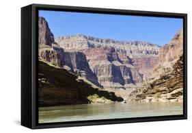 Rafters, Colorado River, Grand Canyon National Park, Arizona, USA-Matt Freedman-Framed Stretched Canvas