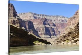 Rafters, Colorado River, Grand Canyon National Park, Arizona, USA-Matt Freedman-Stretched Canvas