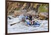 Rafters Going Through Rapids, Grand Canyon National Park, Arizona, USA-Matt Freedman-Framed Photographic Print