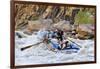 Rafters Going Through Rapids, Grand Canyon National Park, Arizona, USA-Matt Freedman-Framed Photographic Print