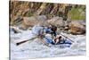 Rafters Going Through Rapids, Grand Canyon National Park, Arizona, USA-Matt Freedman-Stretched Canvas