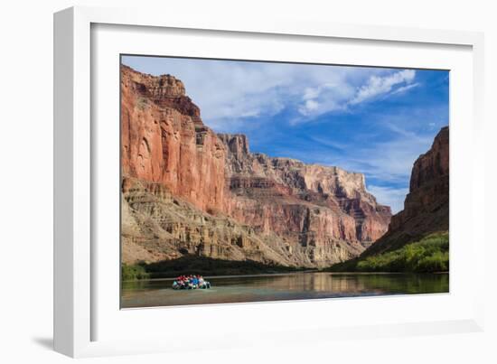 Rafting Down the Colorado River, Grand Canyon, Arizona, United States of America, North America-Michael Runkel-Framed Photographic Print