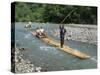Rafting on Rio Grande, Port Antonio, Jamaica, West Indies, Central America-Sergio Pitamitz-Stretched Canvas