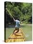 Rafting on the Martha Brae River, Jamaica, Caribbean, West Indies-Robert Harding-Stretched Canvas