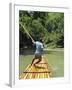 Rafting on the Martha Brae River, Jamaica, Caribbean, West Indies-Robert Harding-Framed Photographic Print