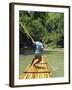 Rafting on the Martha Brae River, Jamaica, Caribbean, West Indies-Robert Harding-Framed Photographic Print