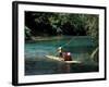 Rafting on the Martha Brae River, Jamaica, Caribbean-Greg Johnston-Framed Photographic Print