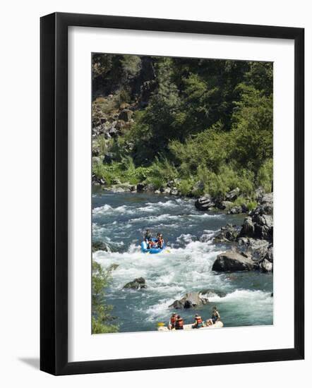 Rafting on the South Fork of the Trinity River-Michael DeFreitas-Framed Photographic Print