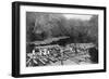 Rafts on the Tebicuary-Mi River, Paraguay, 1911-null-Framed Giclee Print
