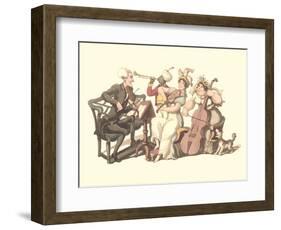 Rag-Tag Band-null-Framed Art Print