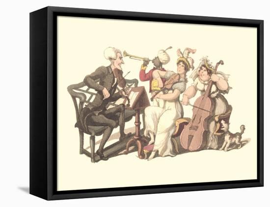 Rag-Tag Band-null-Framed Stretched Canvas