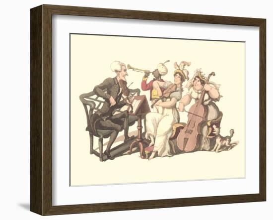 Rag-Tag Band-null-Framed Art Print