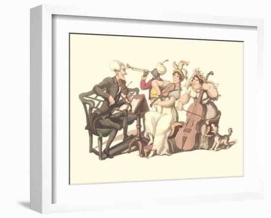 Rag-Tag Band-null-Framed Art Print