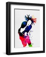 Rage Against the Machine Watercolor-Lana Feldman-Framed Art Print