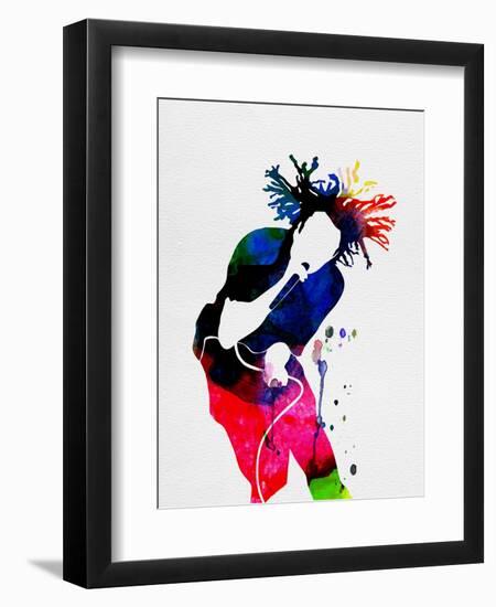 Rage Against the Machine Watercolor-Lana Feldman-Framed Art Print