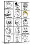 Rage Comics Chart Meme Poster-null-Stretched Canvas