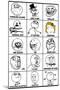 Rage Comics Chart Meme-null-Mounted Art Print