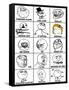 Rage Comics Chart-null-Framed Stretched Canvas