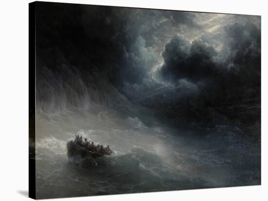 Rage of Elements-Ivan Konstantinovich Aivazovsky-Stretched Canvas