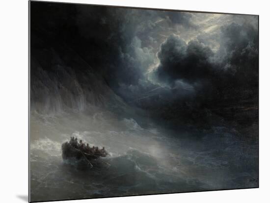 Rage of Elements-Ivan Konstantinovich Aivazovsky-Mounted Giclee Print