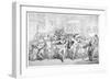 Ragged Musicians and Dancers, 1791-Thomas Rowlandson-Framed Giclee Print