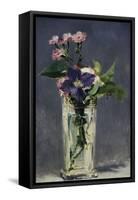 Ragged Robins and Clematis, c.1882-Edouard Manet-Framed Stretched Canvas